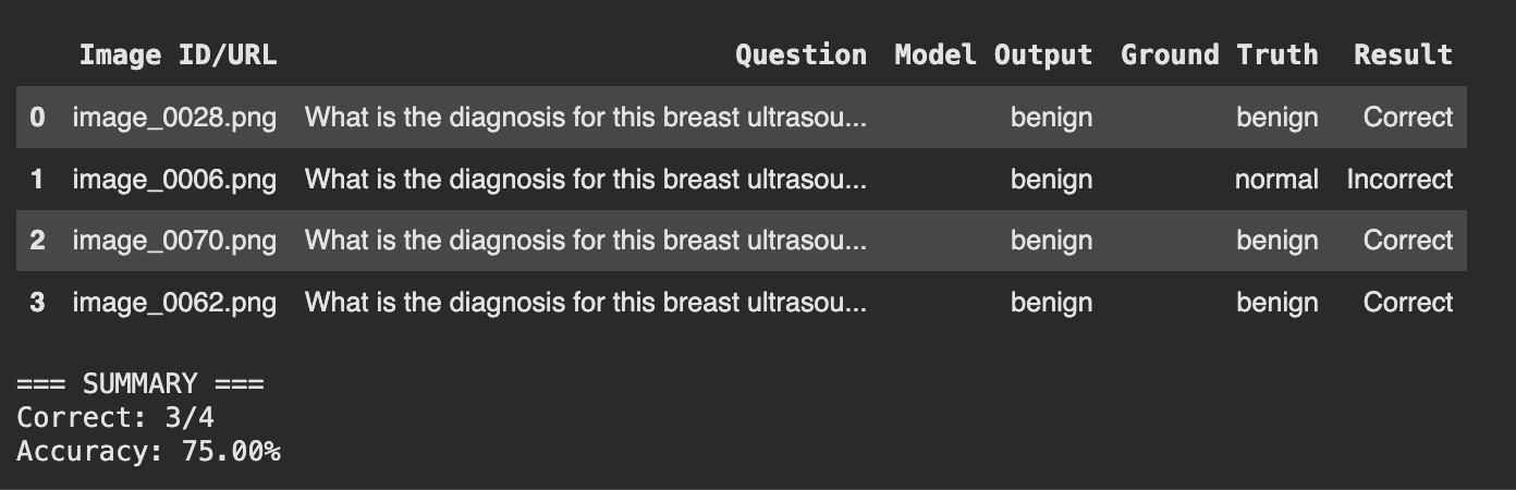 HW3: baseline inference on BUSI